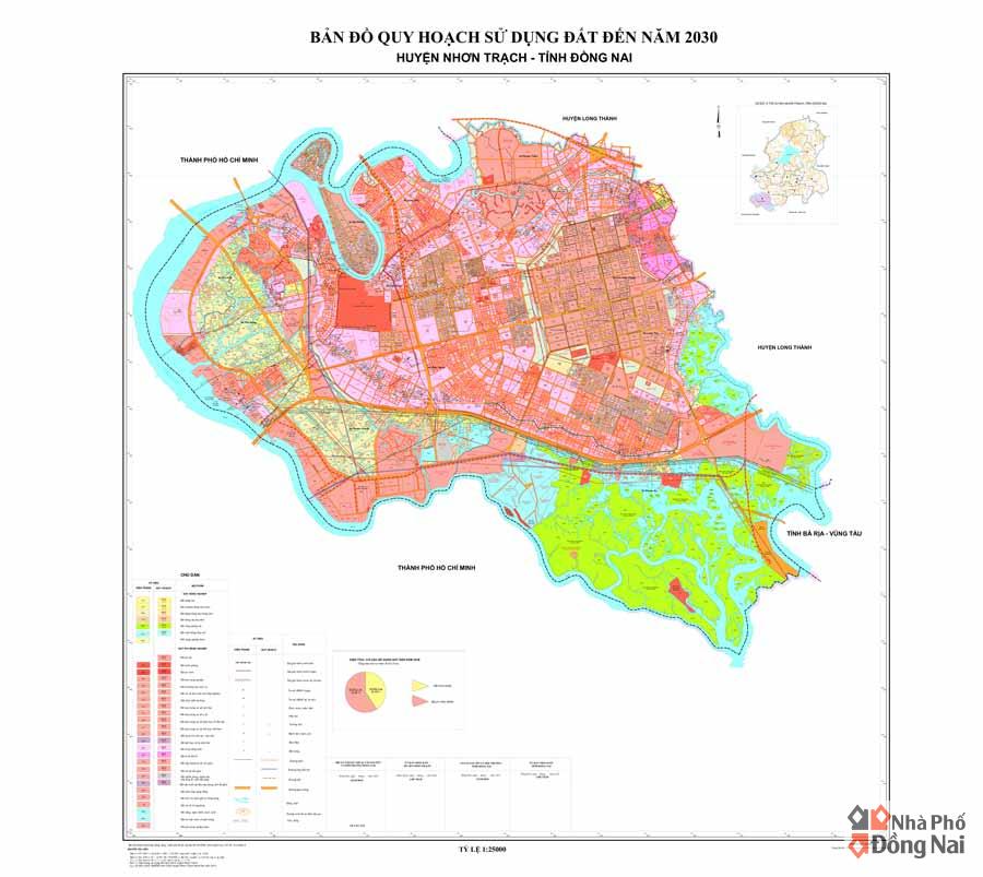 Bản Đồ Quy Hoạch Sử Dụng Đất Huyện Nhơn Trạch Đến Năm 2030