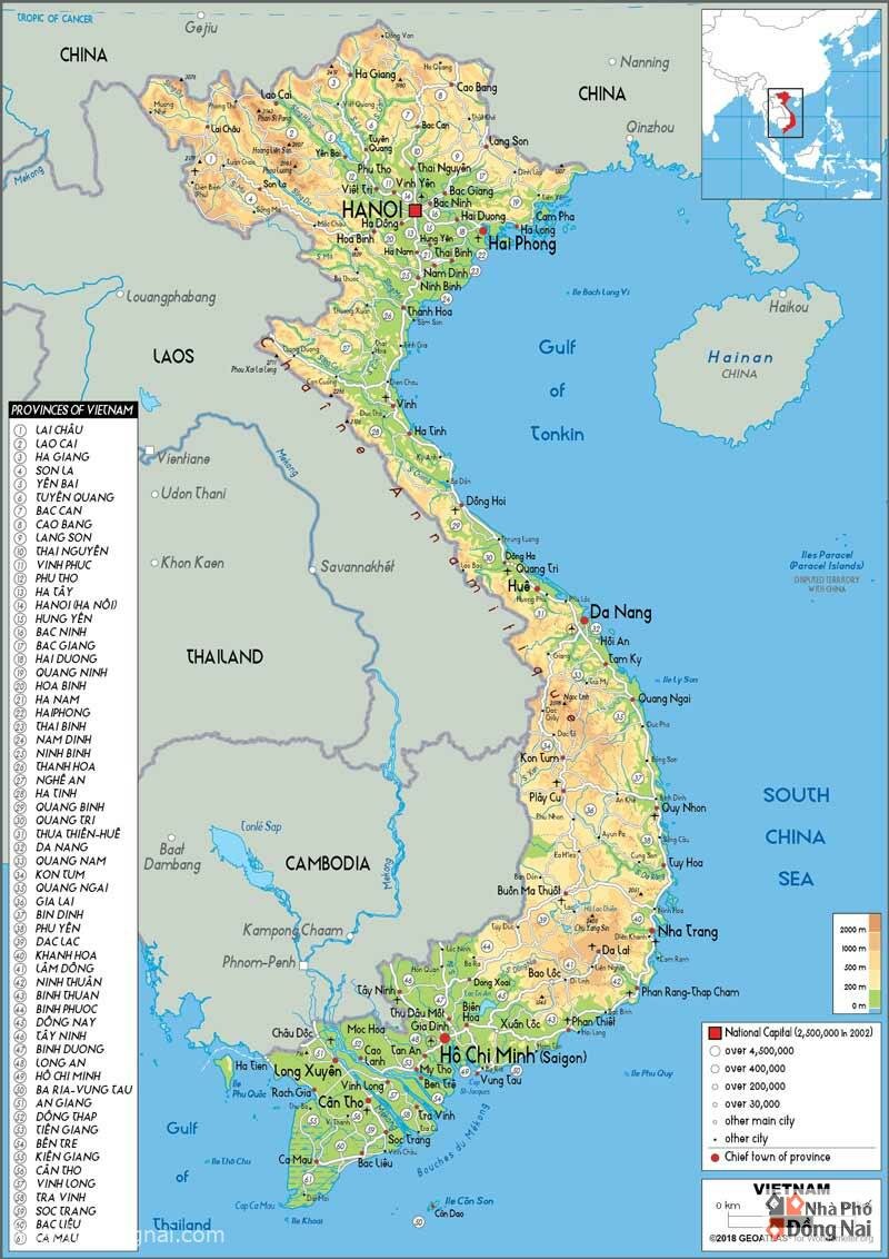 Bản Đồ Hành Chính Việt Nam Khổ Lớn Và 63 Tỉnh Thành