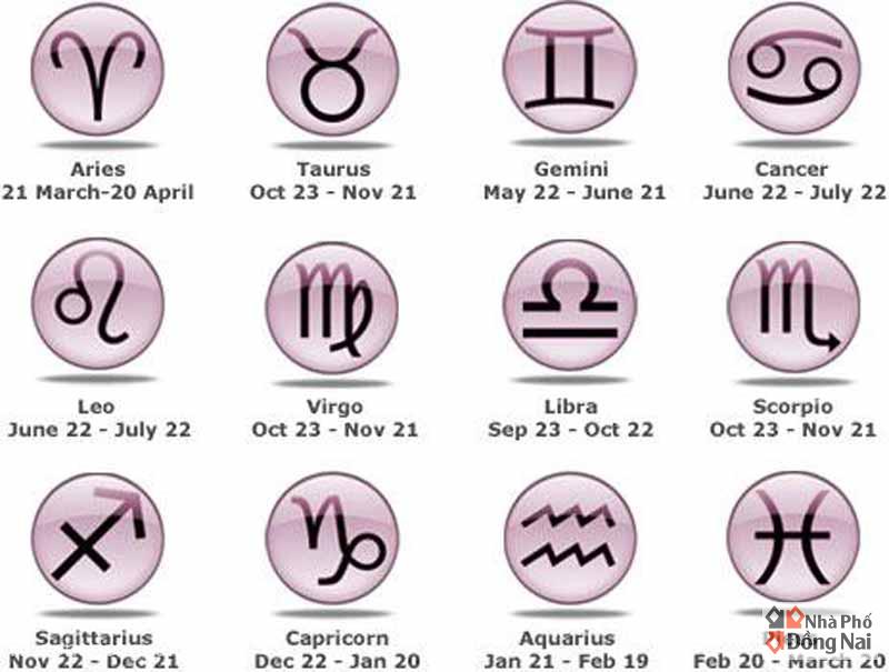 Kí hiệu, biểu tượng và ngày sinh của 12 cung hoàng đạo chính xác nhất