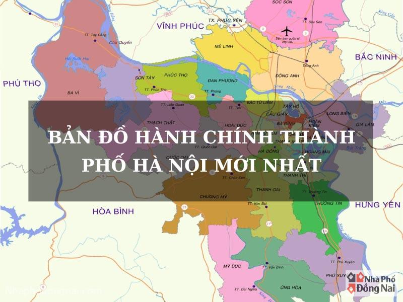 Bản Đồ Hành Chính Thành Phố Hà Nội Và 30 Quận Huyện