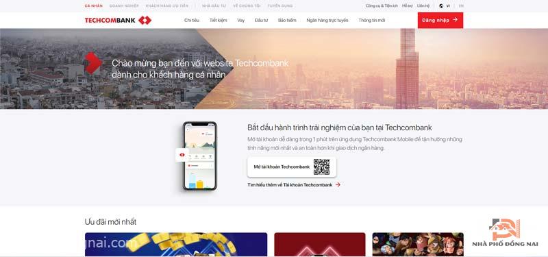 website-ngan-hang-techcombank