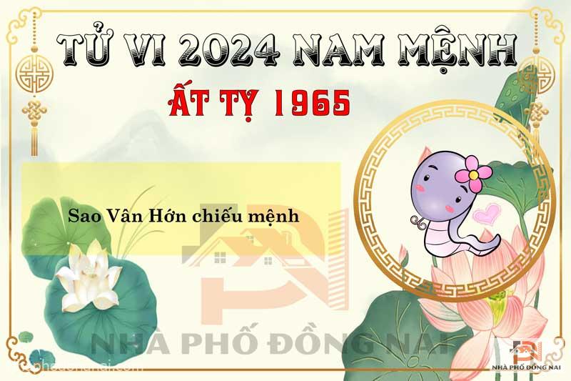 Sao Chiếu Mệnh Năm 2024 Của Tuổi Ất Tị 1965 Nam Mạng