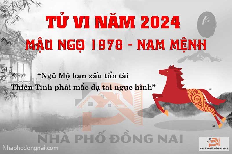 Vận Hạn Năm 2024 Của Tuổi Mậu Ngọ 1978 Nam Mạng