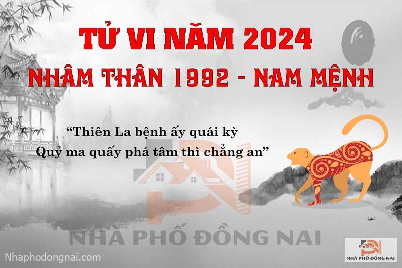 Vận Hạn Năm 2024 Của Tuổi Nhâm Thân 1992 Nam Mạng