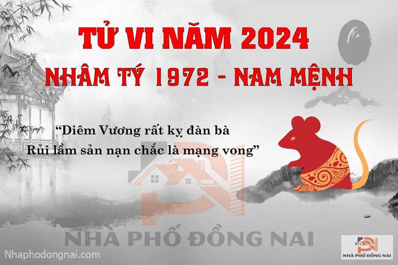 Vận Hạn Năm 2024 Của Tuổi Nhâm Tý 1972 Nam Mạng