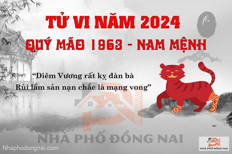 Vận Hạn Năm 2024 Của Tuổi Quý Mão 1963 Nam Mạng