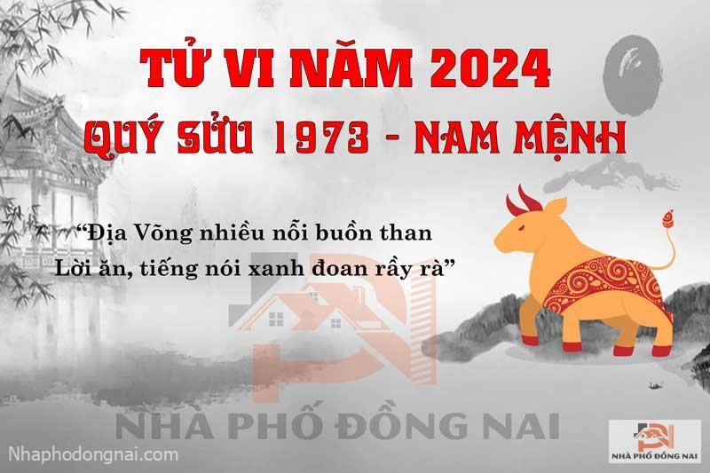 Vận Hạn Năm 2024 Của Tuổi Quý Sửu 1973 Nam Mạng
